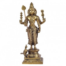 कांस्यलोहः सुब्रह्मण्यविग्रहः [Bronze Subramanya (Murugan) Idol]